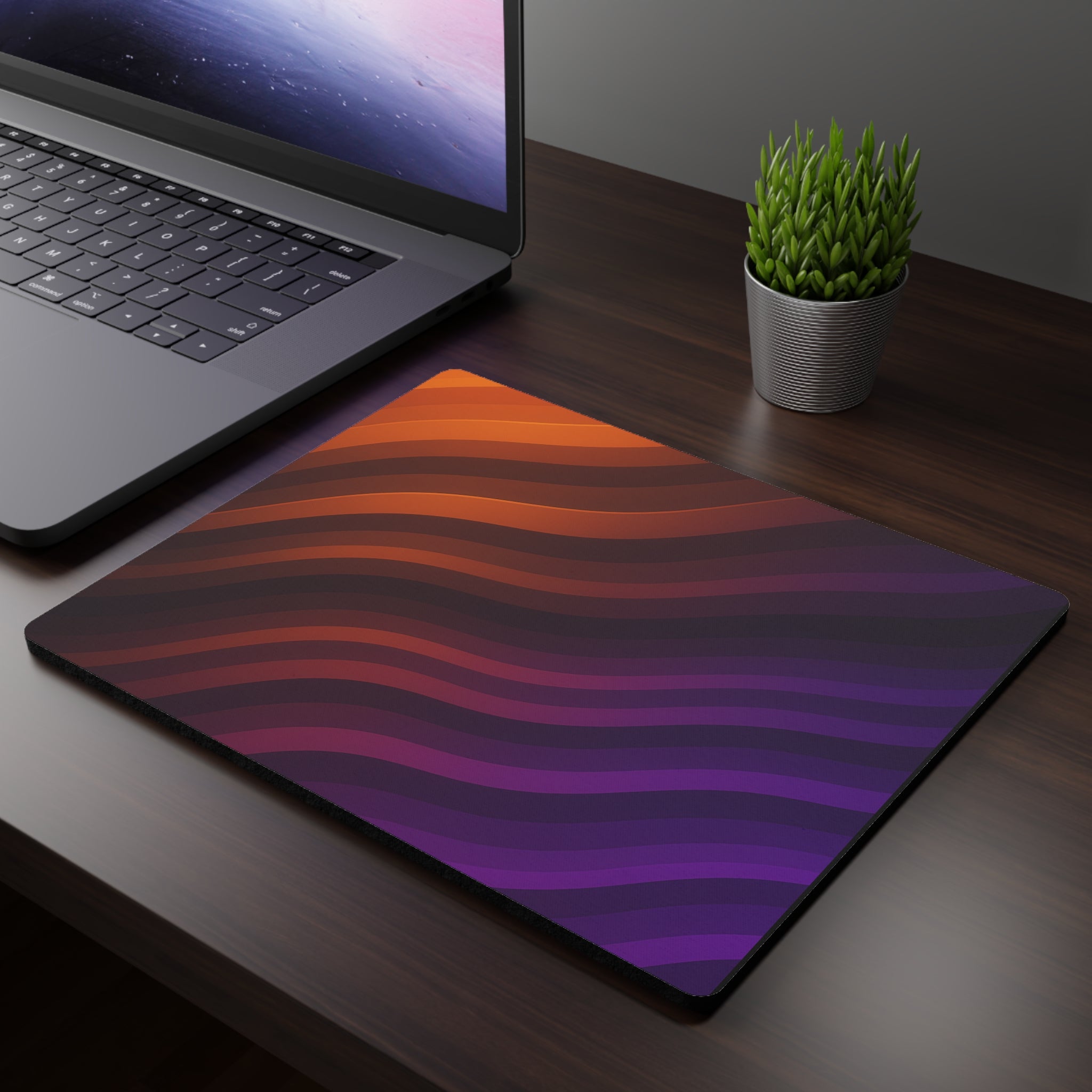 Wave Gradient Mouse Pad