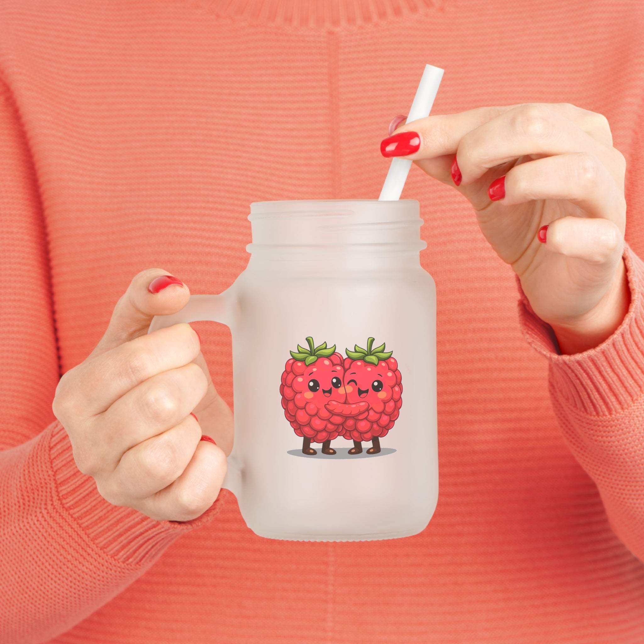 Raspberry Hug Jar