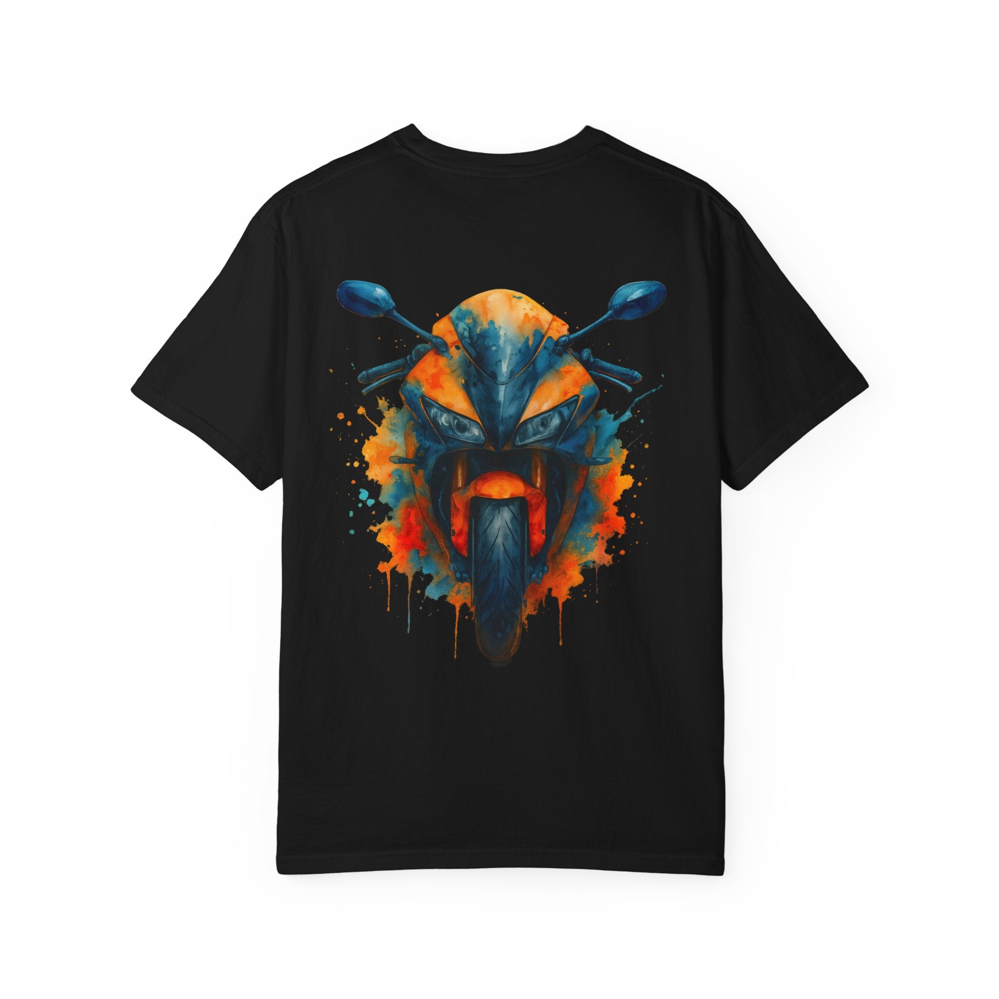 Vibrant Motorcycle Art T-Shirt